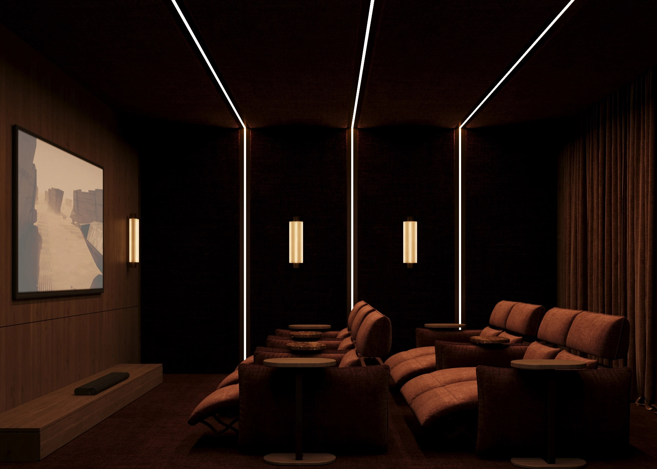Even lighting for sports viewing
