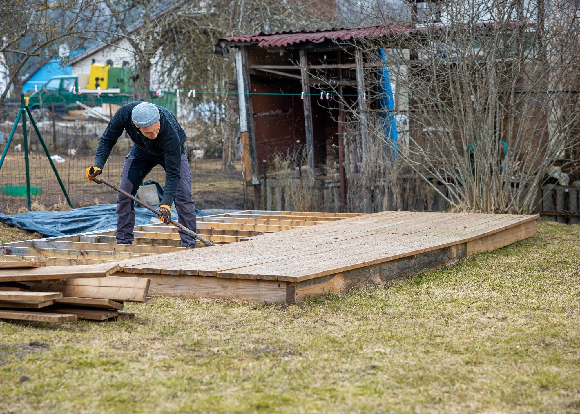 Workers doing groundworks